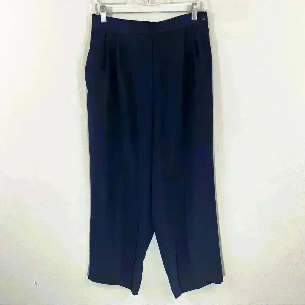 Vintage The Villager lightweight navy polyester pants
